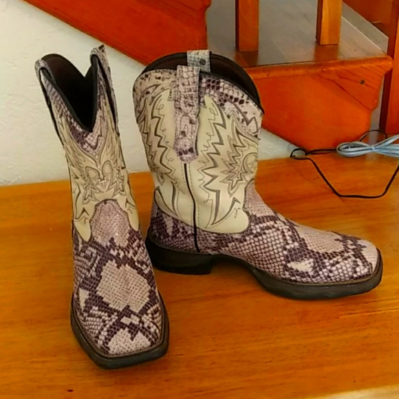 Durango Shoes - Durango Rebal Lady Snake Print boots 9